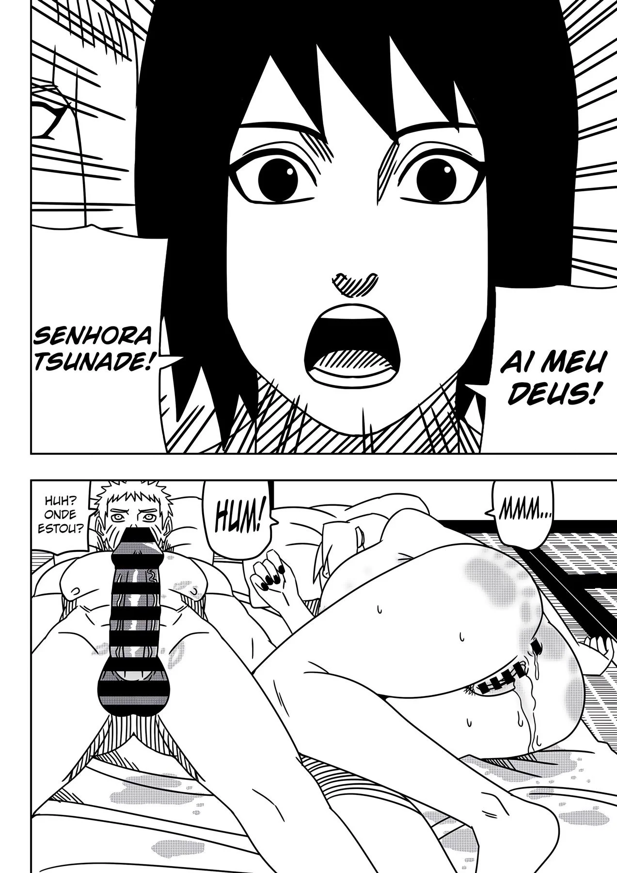 Competição da Vila: Tsunade e Naruto Pornô em Hentai HQ Brasileiro