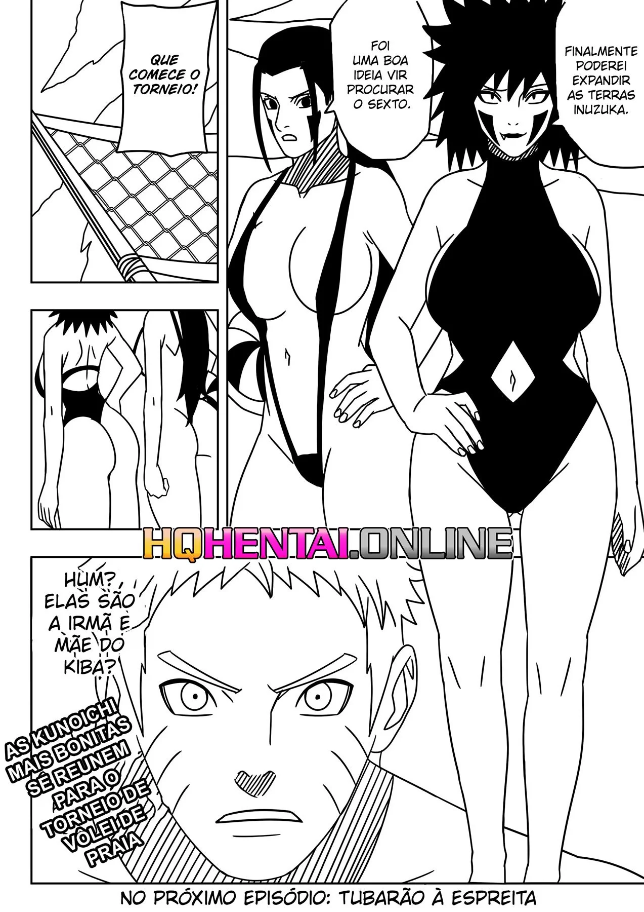 Competição da Vila: Tsunade e Naruto Pornô em Hentai HQ Brasileiro