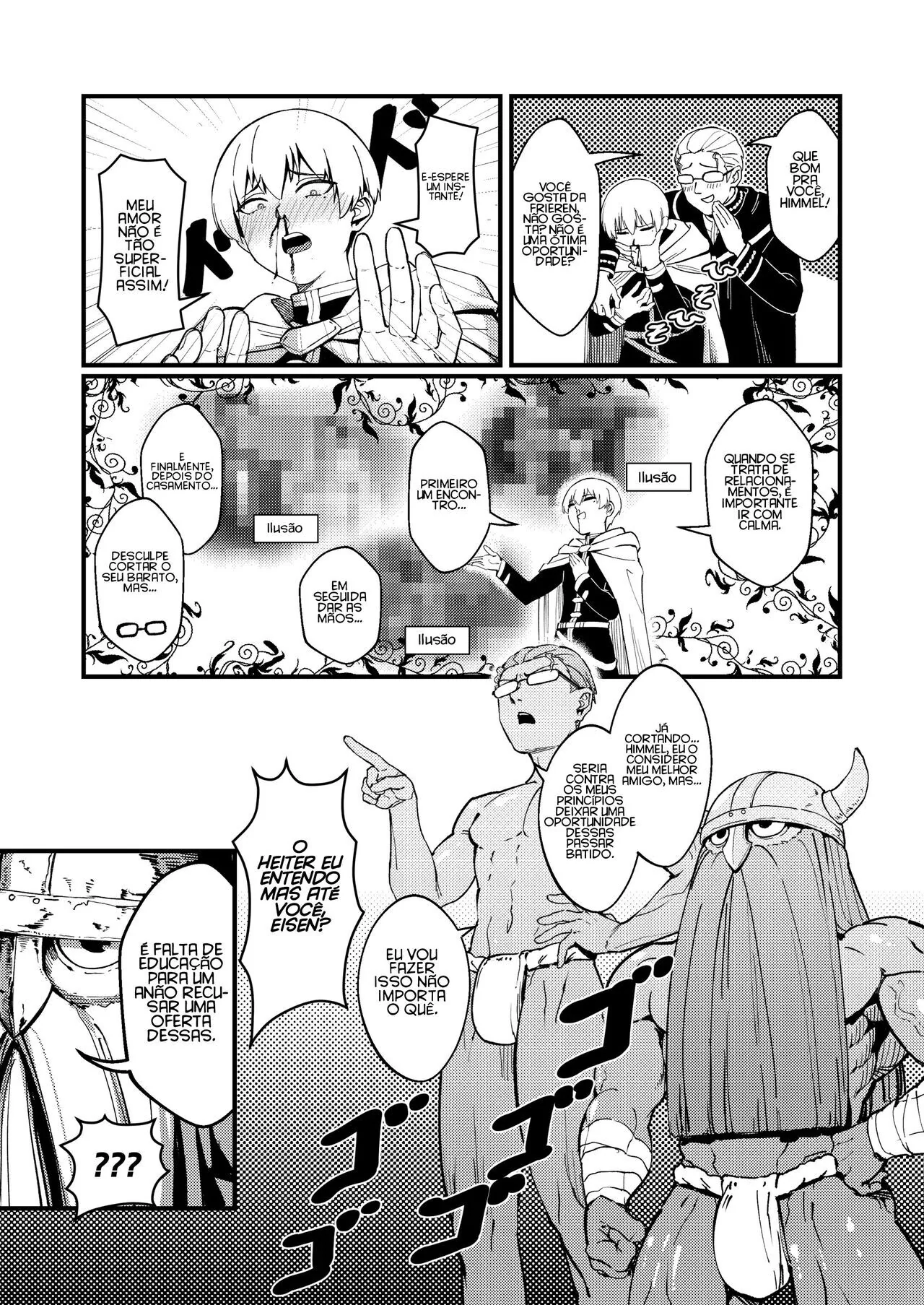 Elfeta Piranha Rebolando na Rola do Sortudo – Sousou No Frieren Hentai HQ Brasileiro