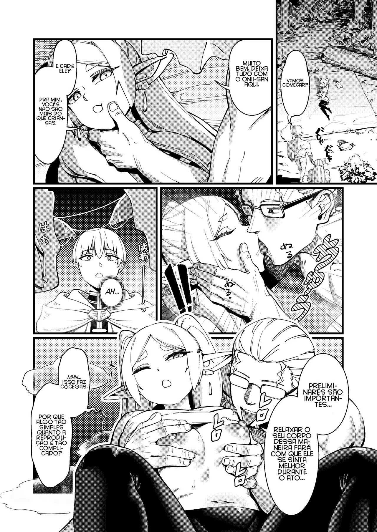 Elfeta Piranha Rebolando na Rola do Sortudo – Sousou No Frieren Hentai HQ Brasileiro