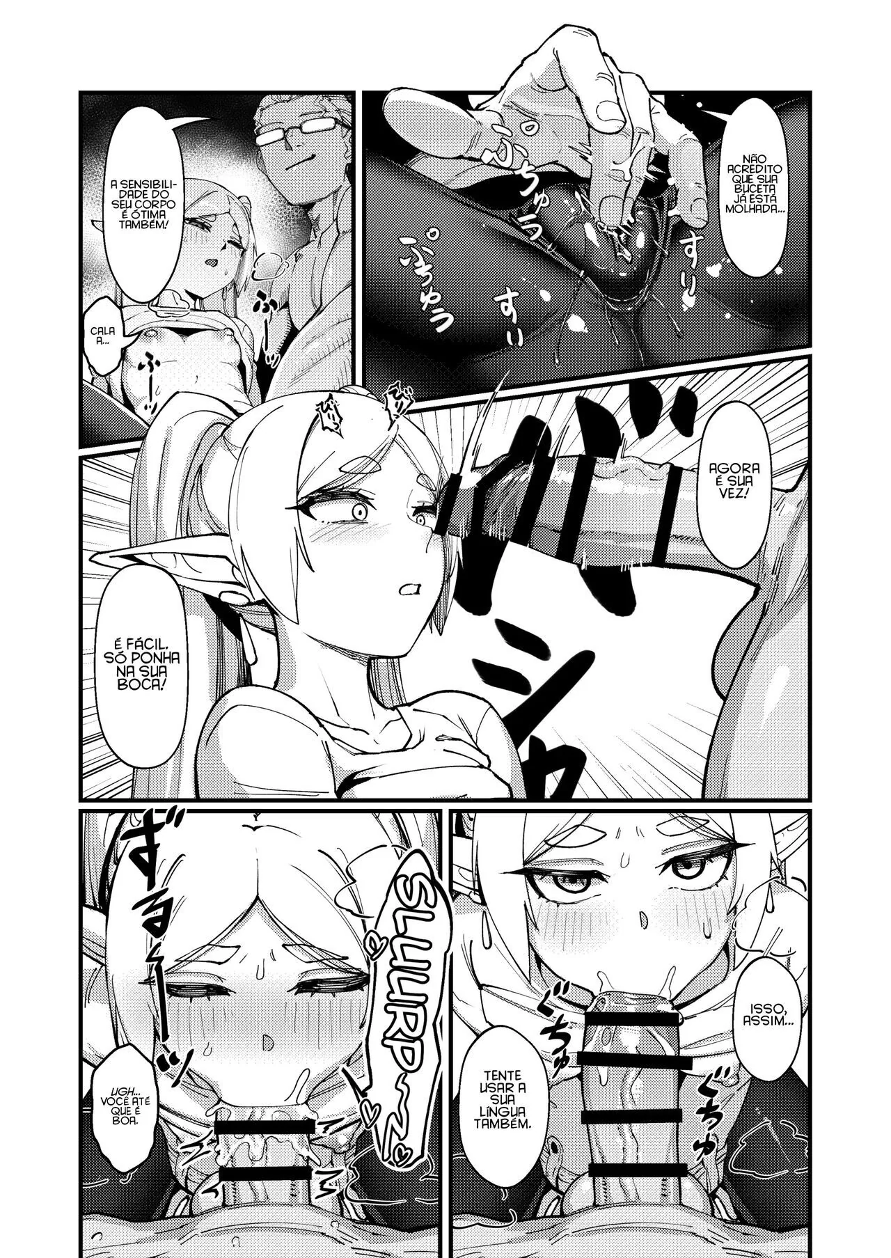 Elfeta Piranha Rebolando na Rola do Sortudo – Sousou No Frieren Hentai HQ Brasileiro