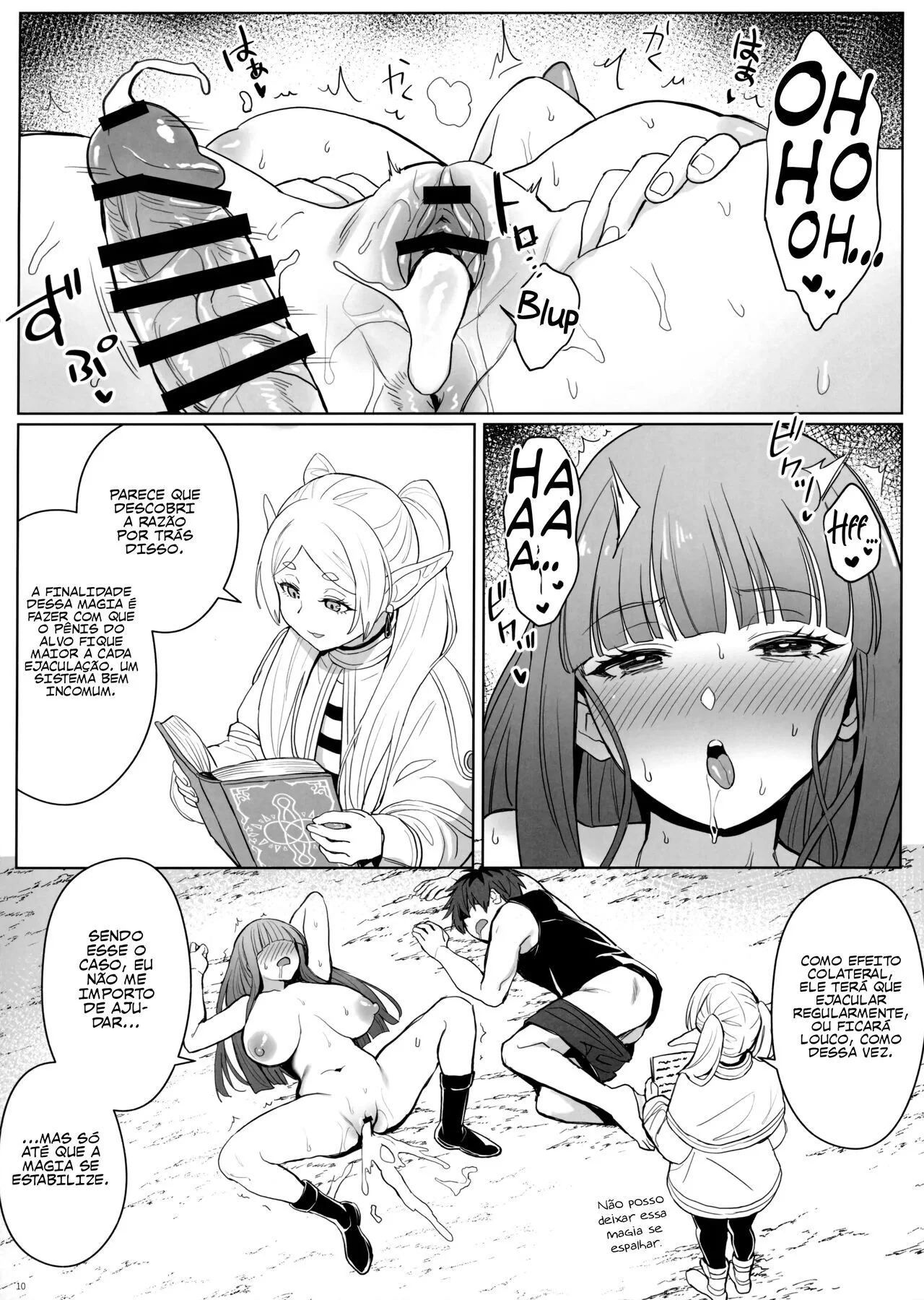 [REVISAR POST ⚠️✏️] Sousou No Frieren Hentai: Magia Para Aumentar o Pênis