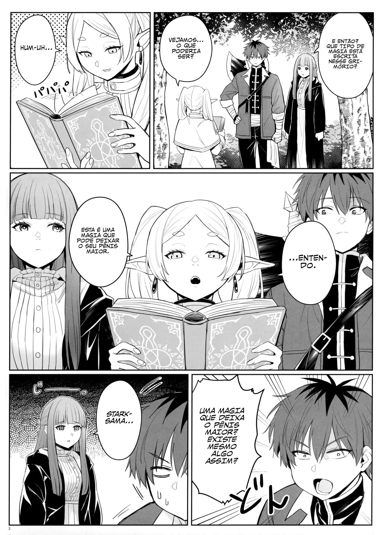[REVISAR POST ⚠️✏️] Sousou No Frieren Hentai: Magia Para Aumentar o Pênis