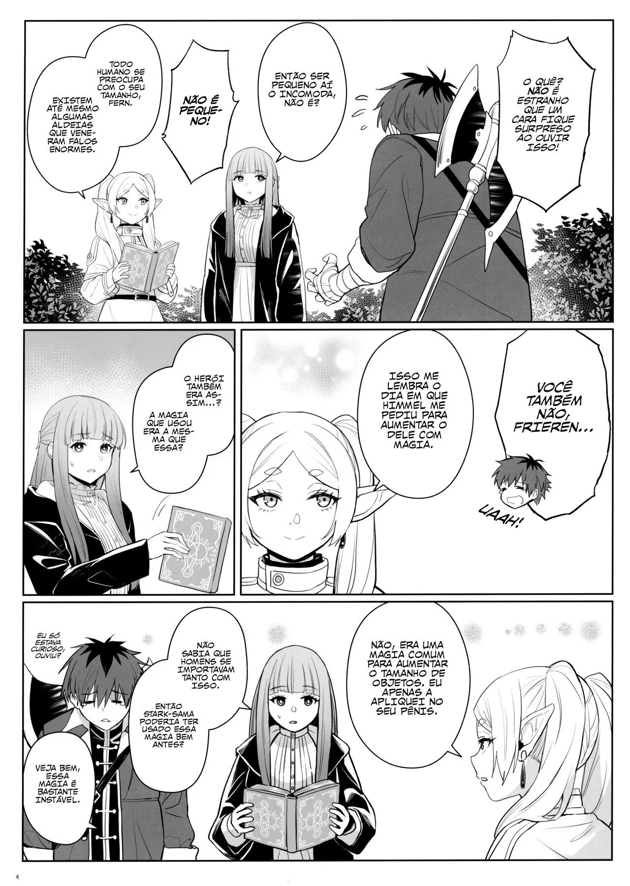 [REVISAR POST ⚠️✏️] Sousou No Frieren Hentai: Magia Para Aumentar o Pênis