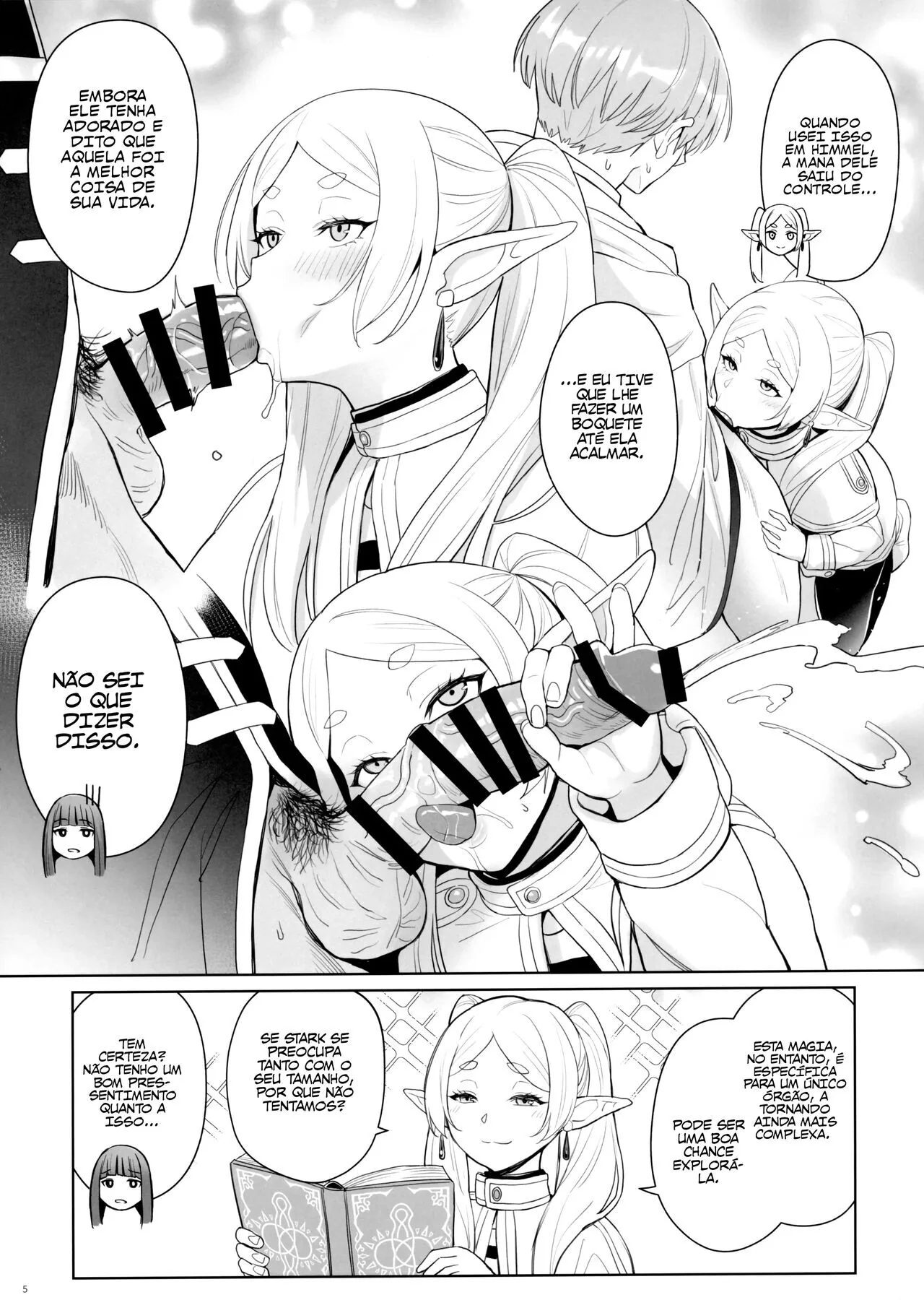 [REVISAR POST ⚠️✏️] Sousou No Frieren Hentai: Magia Para Aumentar o Pênis