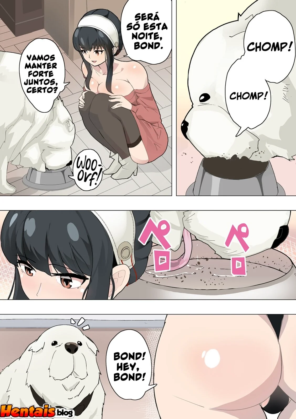 Dog x Family: Piranha alimenta cachorro antes de usar sua pica – Hentai HQ