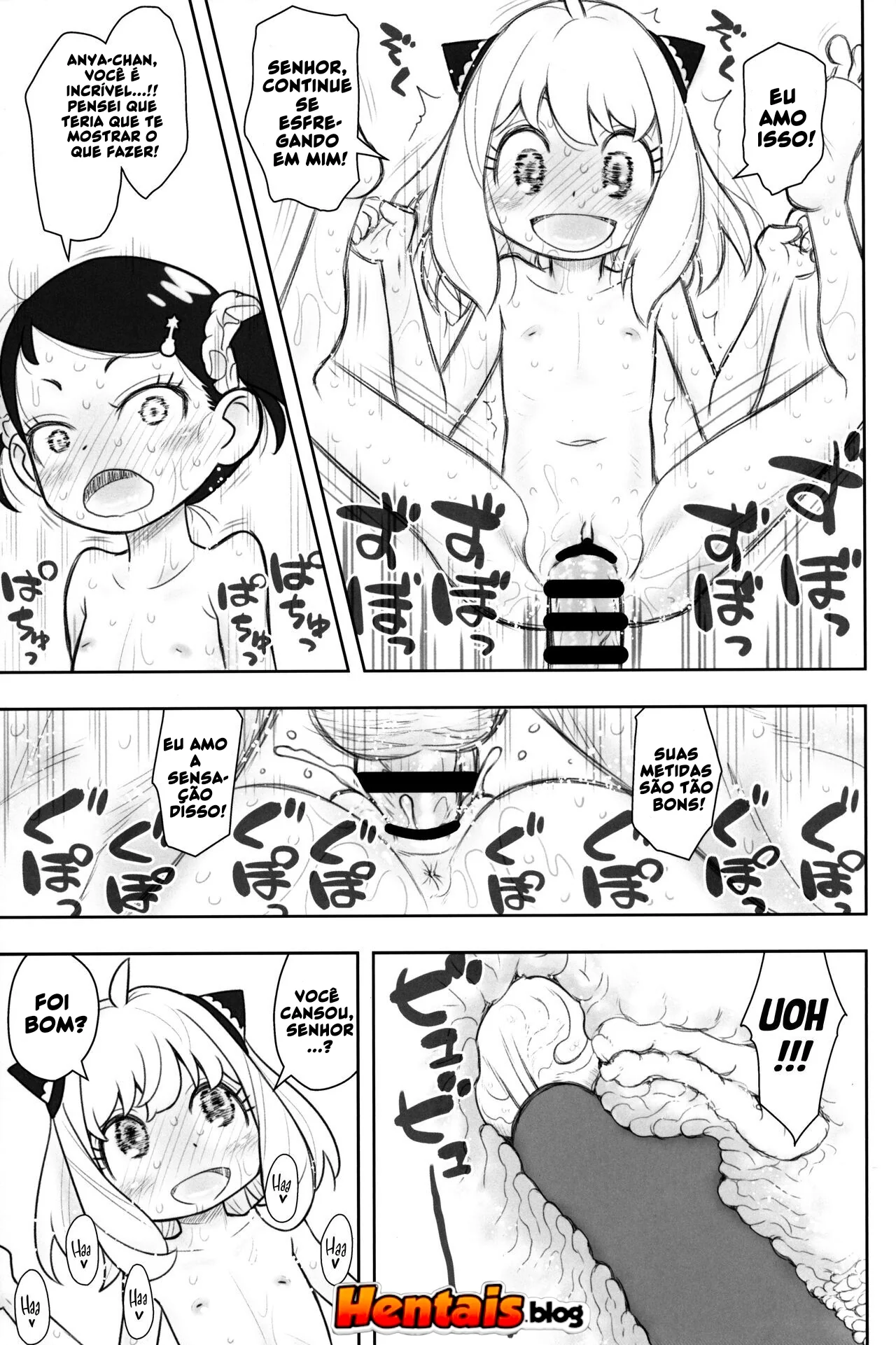 Loli Piranha Leva Piroca na Buceta em HQ Brasileiro