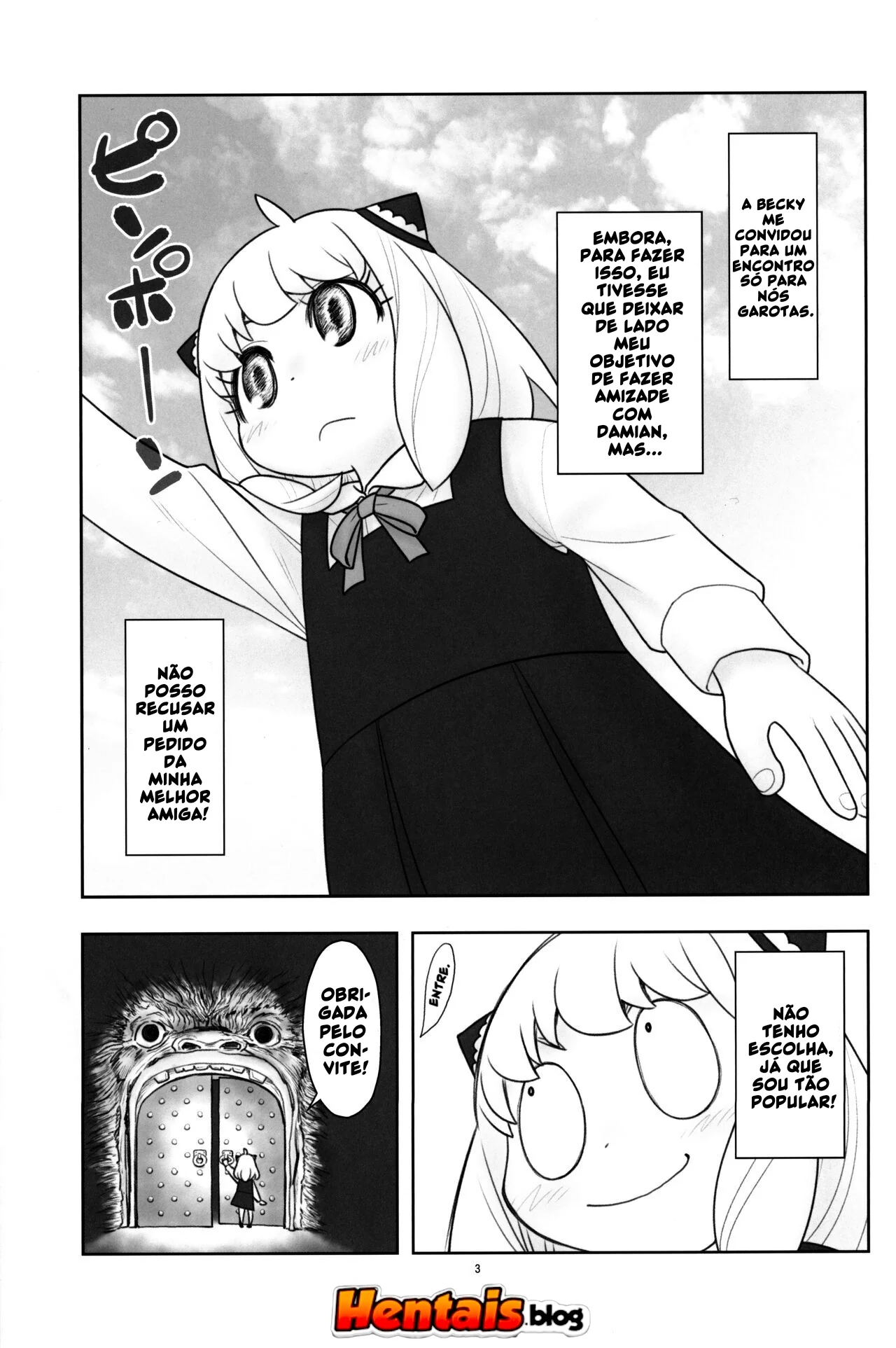 Loli Piranha Leva Piroca na Buceta em HQ Brasileiro