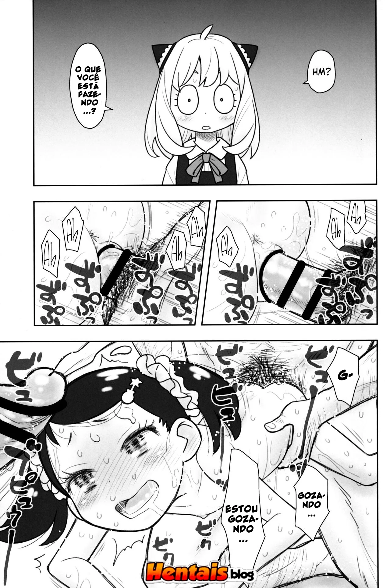 Loli Piranha Leva Piroca na Buceta em HQ Brasileiro
