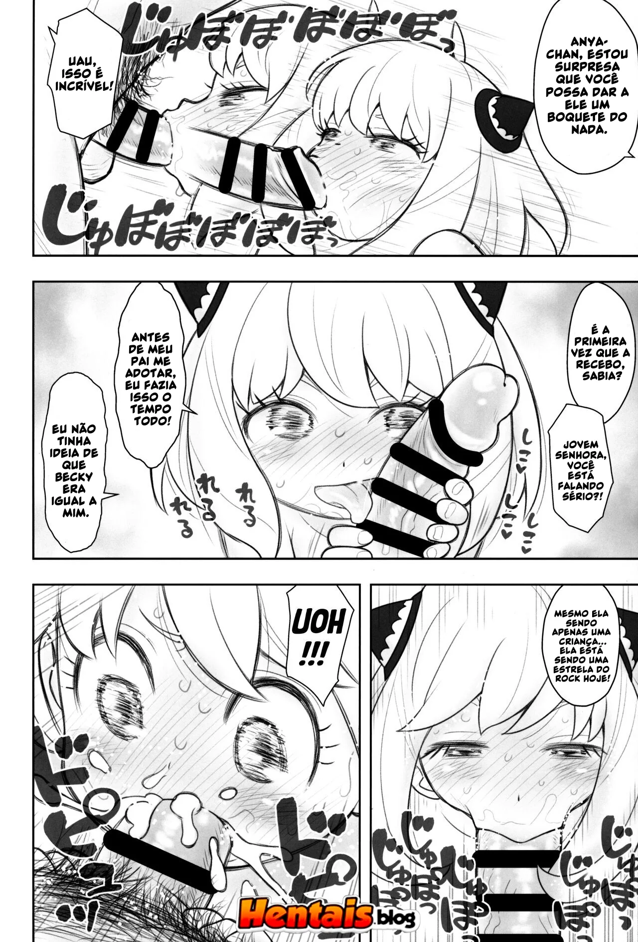 Loli Piranha Leva Piroca na Buceta em HQ Brasileiro