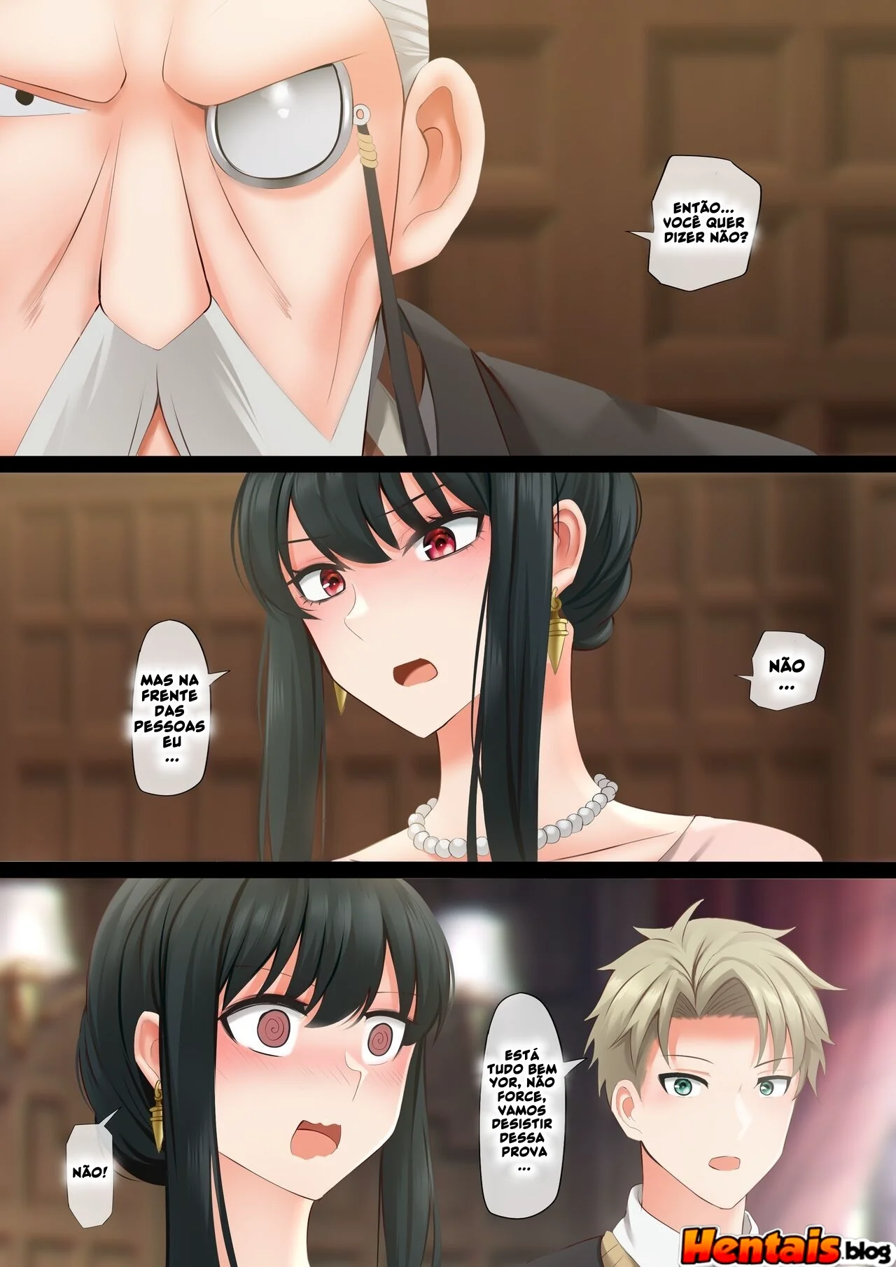 Spy x family Hentai: yor forger x loid forger – Bebida Safada em Ação! Em Hentai HQ Brasileiro