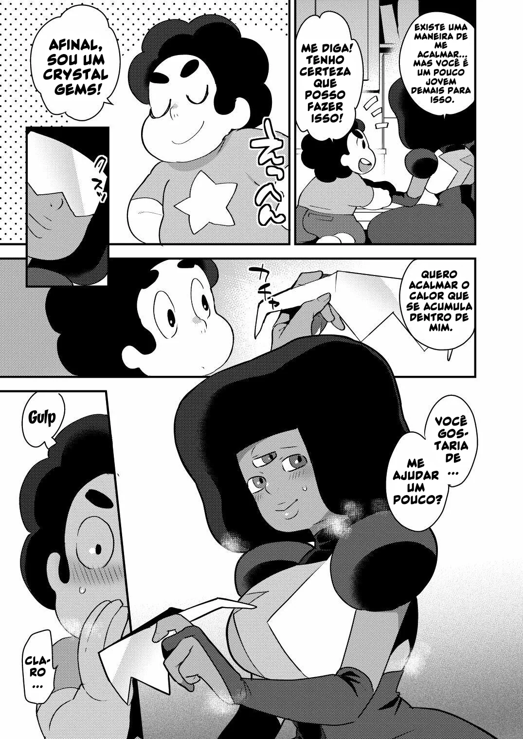Steven Universe Hentai: Gemendo de Prazer em Hentai HQ