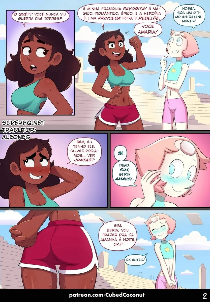 Steven Universe: A Piranha da Buceta Grande da Connie e a Rola Dura da Pérola Exibida – Hentai HQ Brasileiro