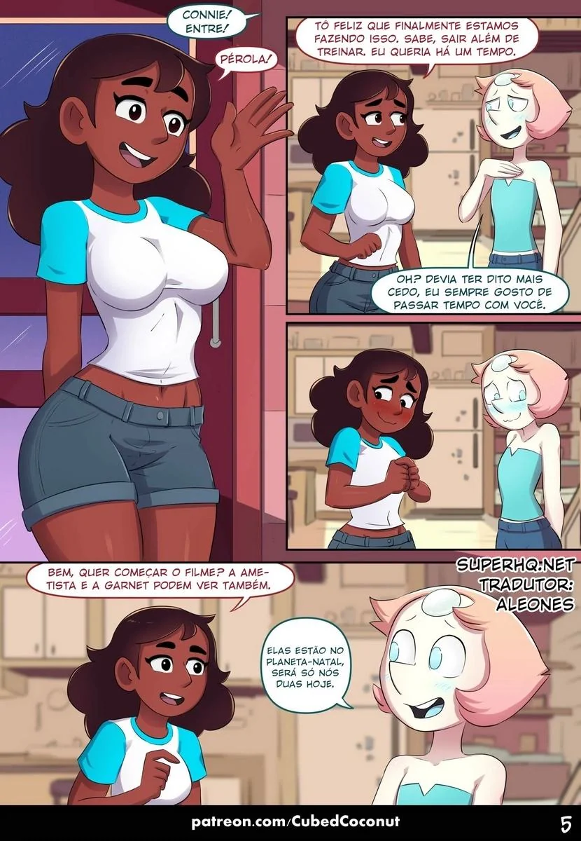 Steven Universe: A Piranha da Buceta Grande da Connie e a Rola Dura da Pérola Exibida – Hentai HQ Brasileiro