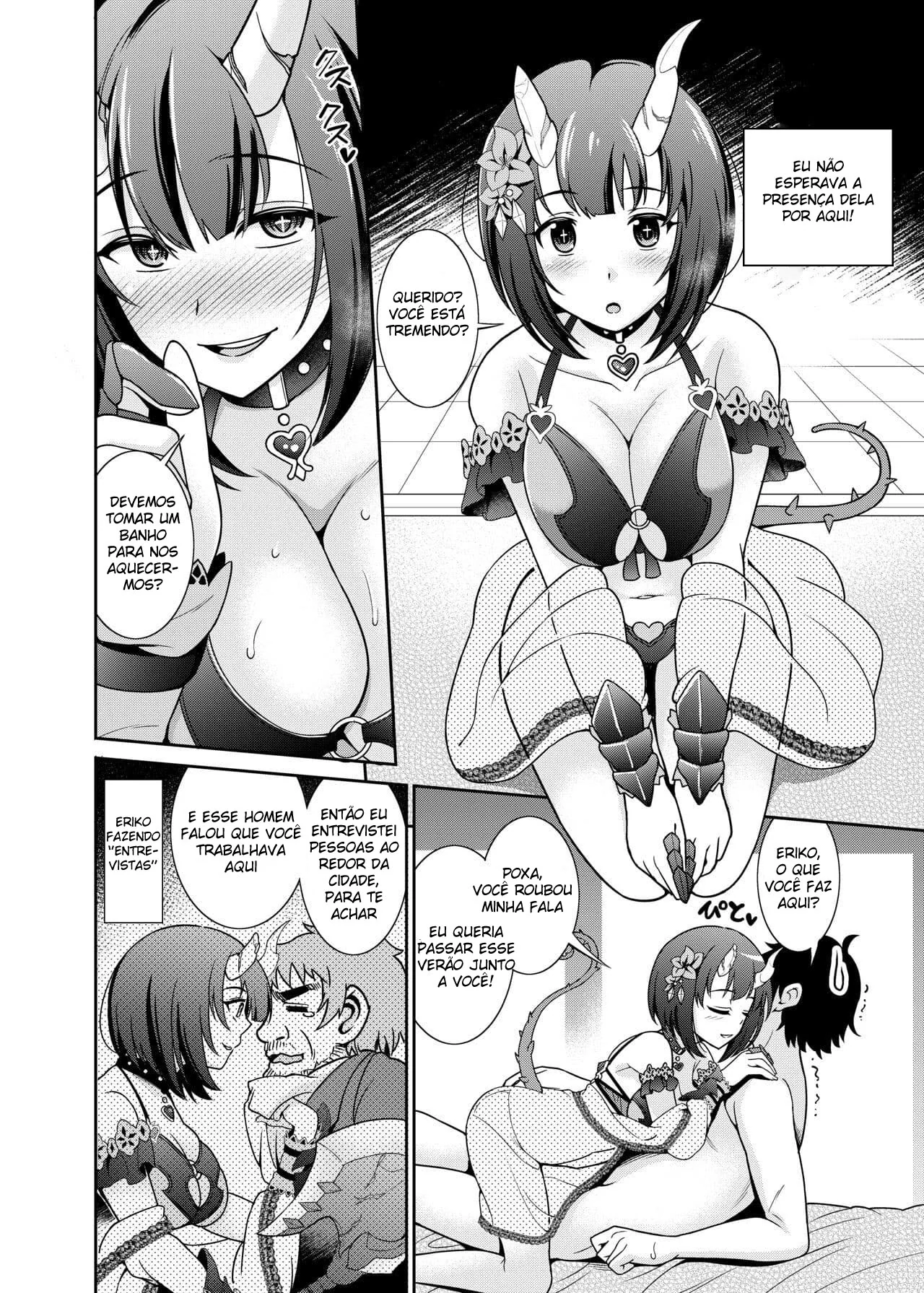 Eriko, a Piranha da Lavanderia – Possuída pela Pica do Cliente em Hentai HQ