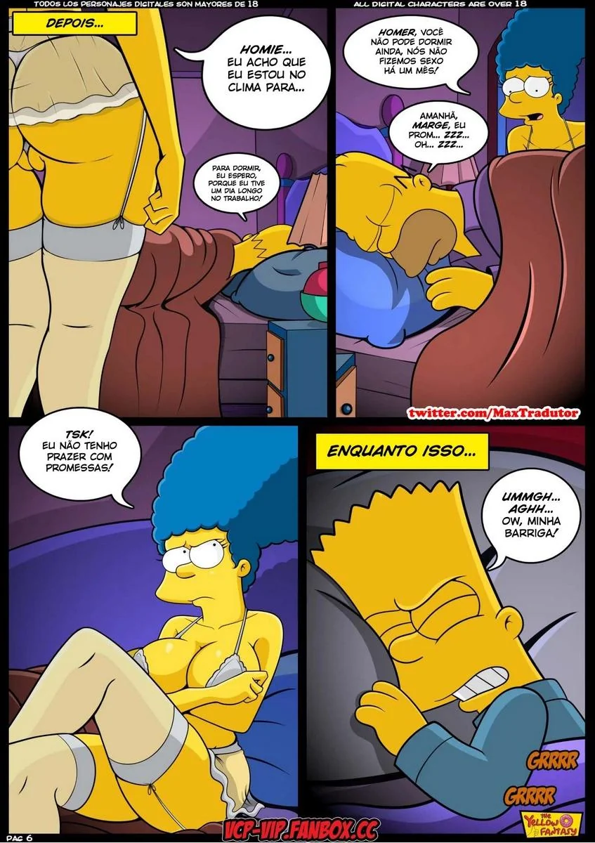 Bart Fodendo a Buceta da Professora gostosa em HQ Brasileiro