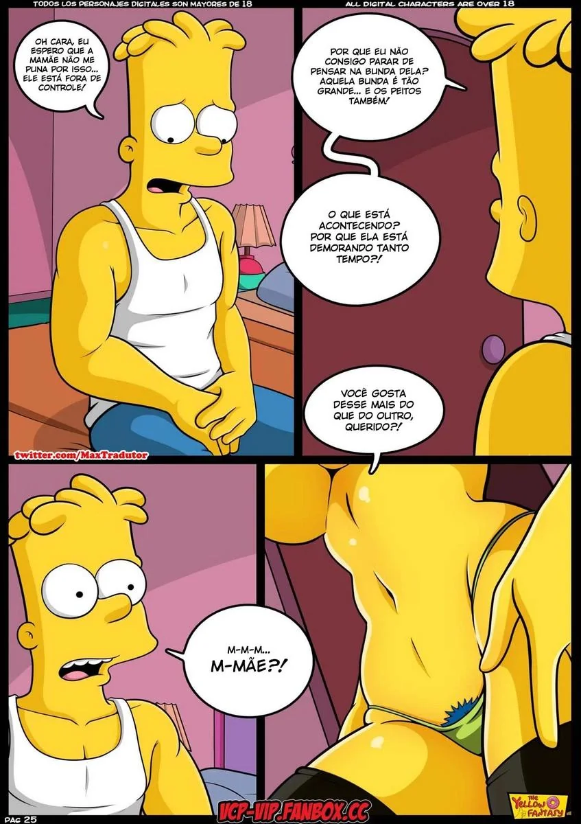 Bart Fodendo a Buceta da Professora gostosa em HQ Brasileiro