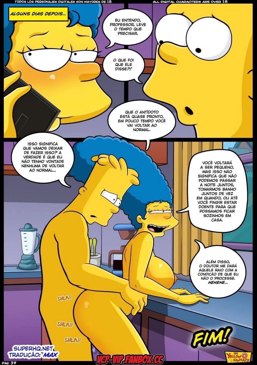 Bart Fodendo a Buceta da Professora gostosa em HQ Brasileiro