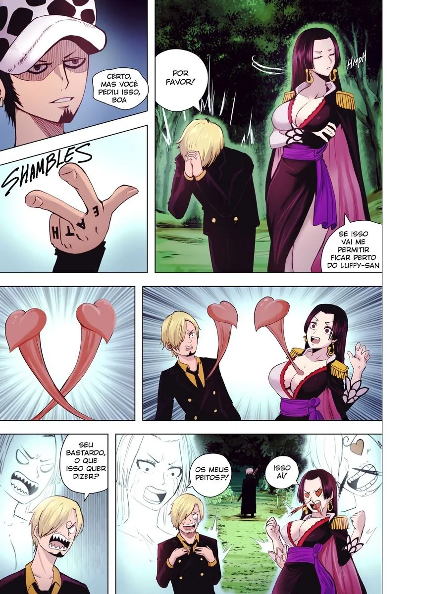 Intercâmbio de Corpos: Boa Hancock e Sanji Exploram seus Desejos em One Piece – Hentai HQ