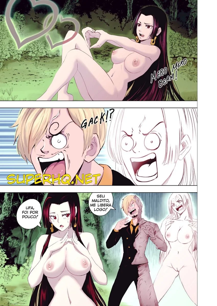 Intercâmbio de Corpos: Boa Hancock e Sanji Exploram seus Desejos em One Piece – Hentai HQ