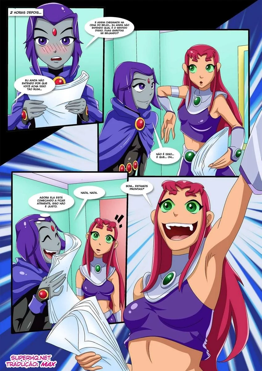 Estelar e Ravena em Ensaio Excitante para Filme Yuri Piranha – Hentai HQ Brasileiro