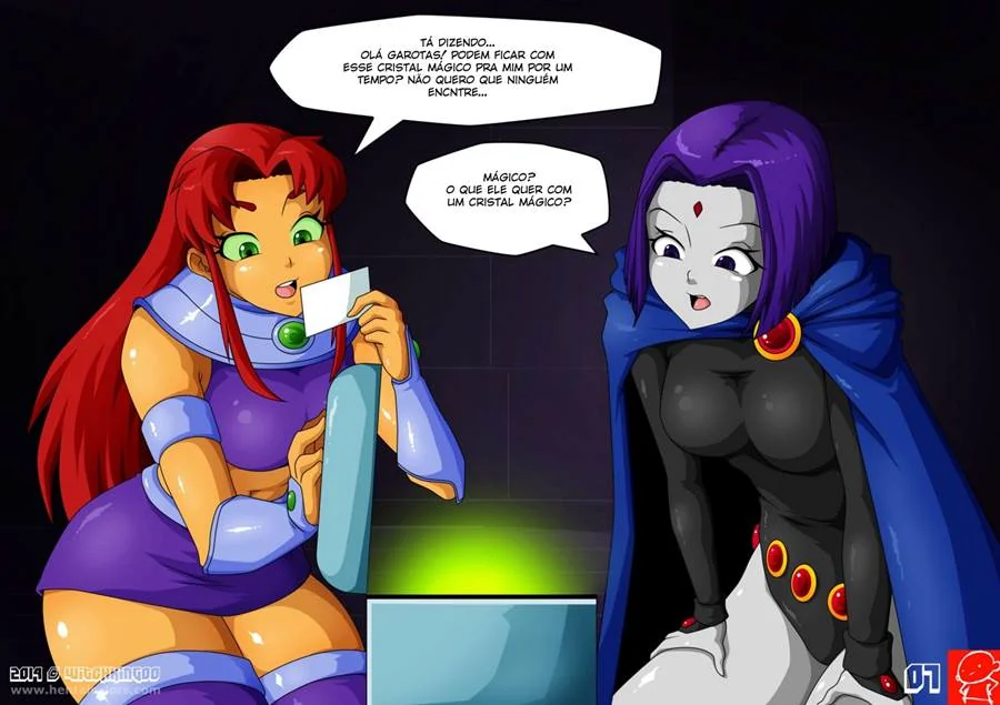 [REVISAR POST ⚠️✏️] Teen Titans: O Cristal Mágico