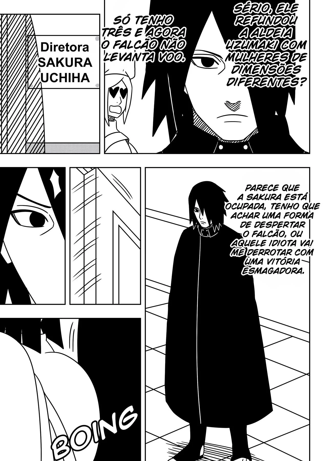Naruto o puto safado traiendo Hinata e Sakura em Hentai HQ Brasileiro