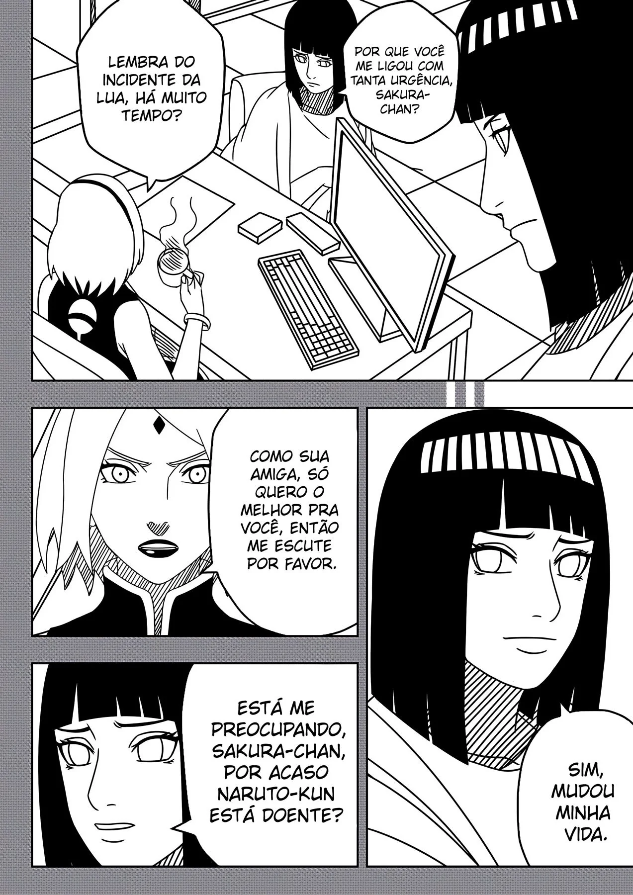 Naruto o puto safado traiendo Hinata e Sakura em Hentai HQ Brasileiro