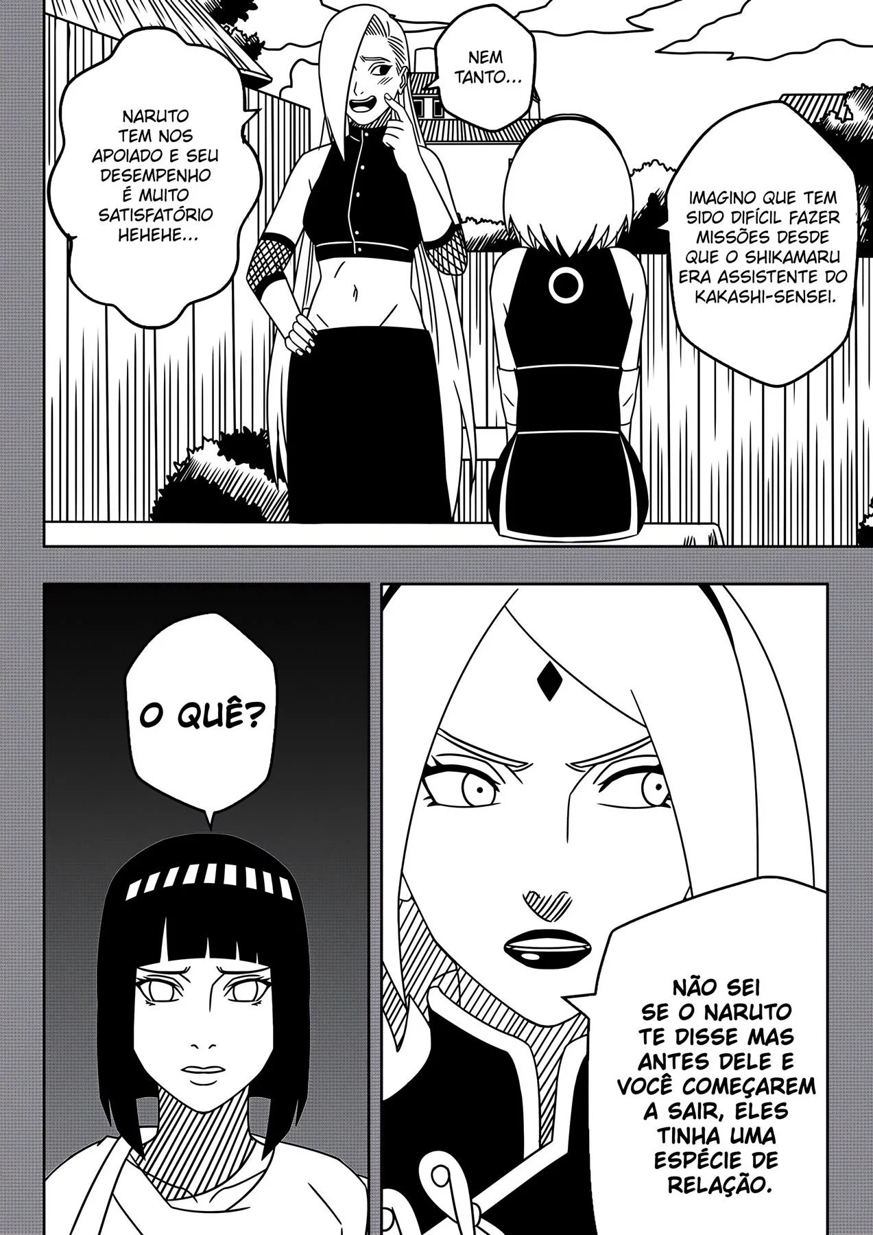 Naruto o puto safado traiendo Hinata e Sakura em Hentai HQ Brasileiro