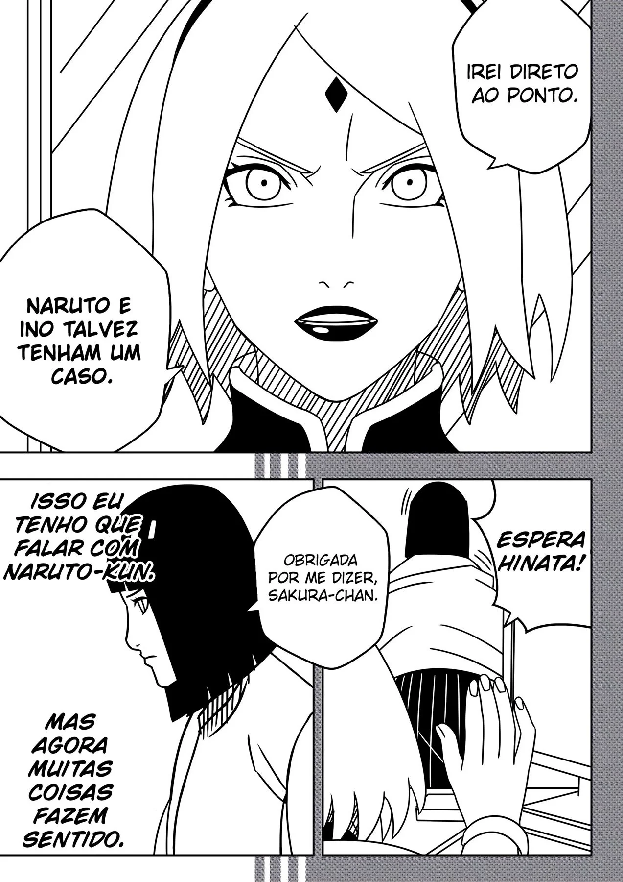 Naruto o puto safado traiendo Hinata e Sakura em Hentai HQ Brasileiro