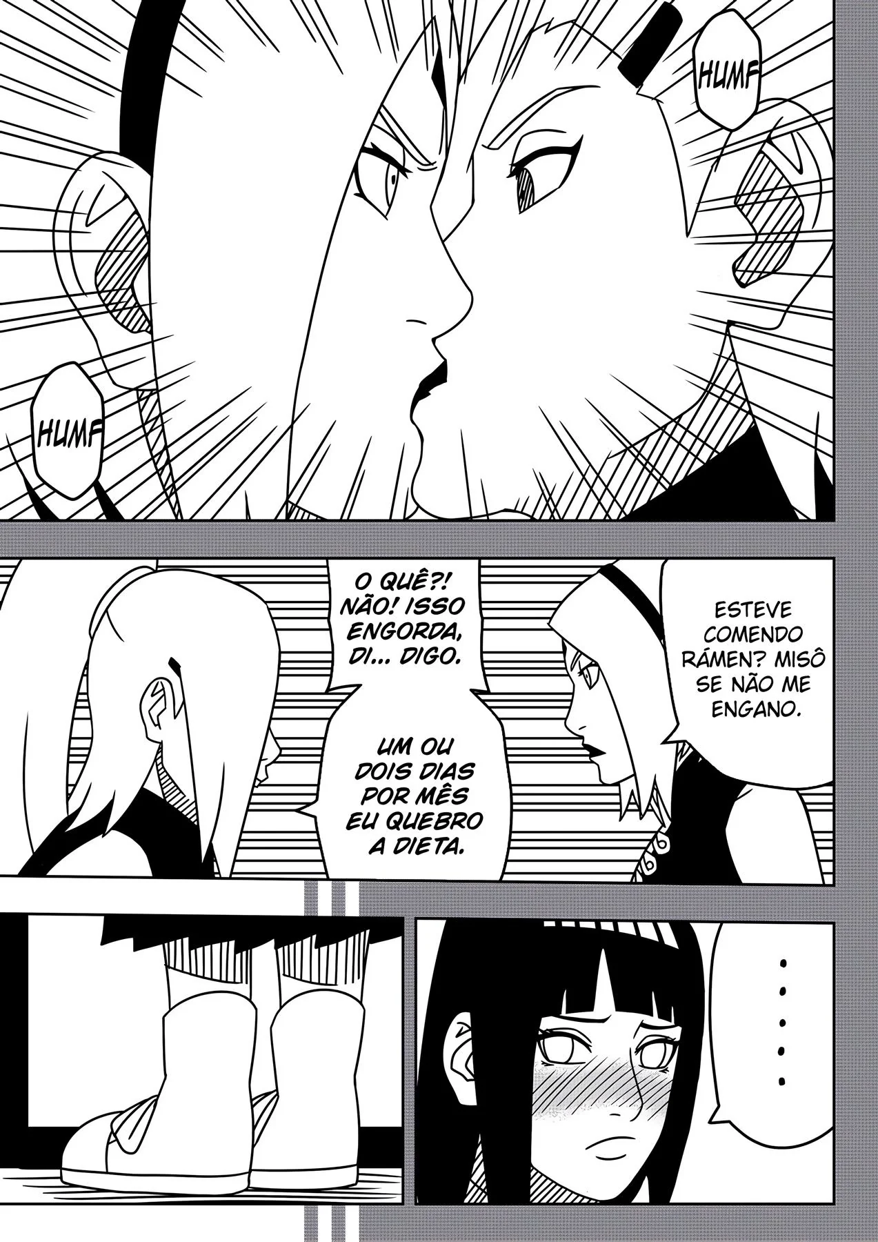 Naruto o puto safado traiendo Hinata e Sakura em Hentai HQ Brasileiro