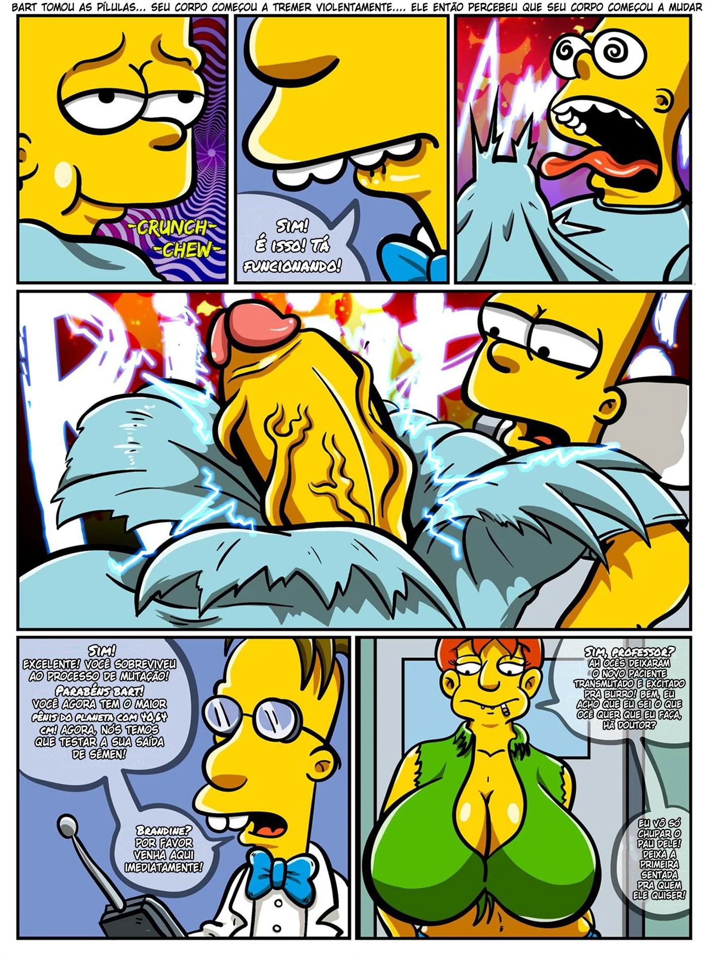 Marge Piranha Leva Rola do Vizinho em Hentai HQ dos Simpsons