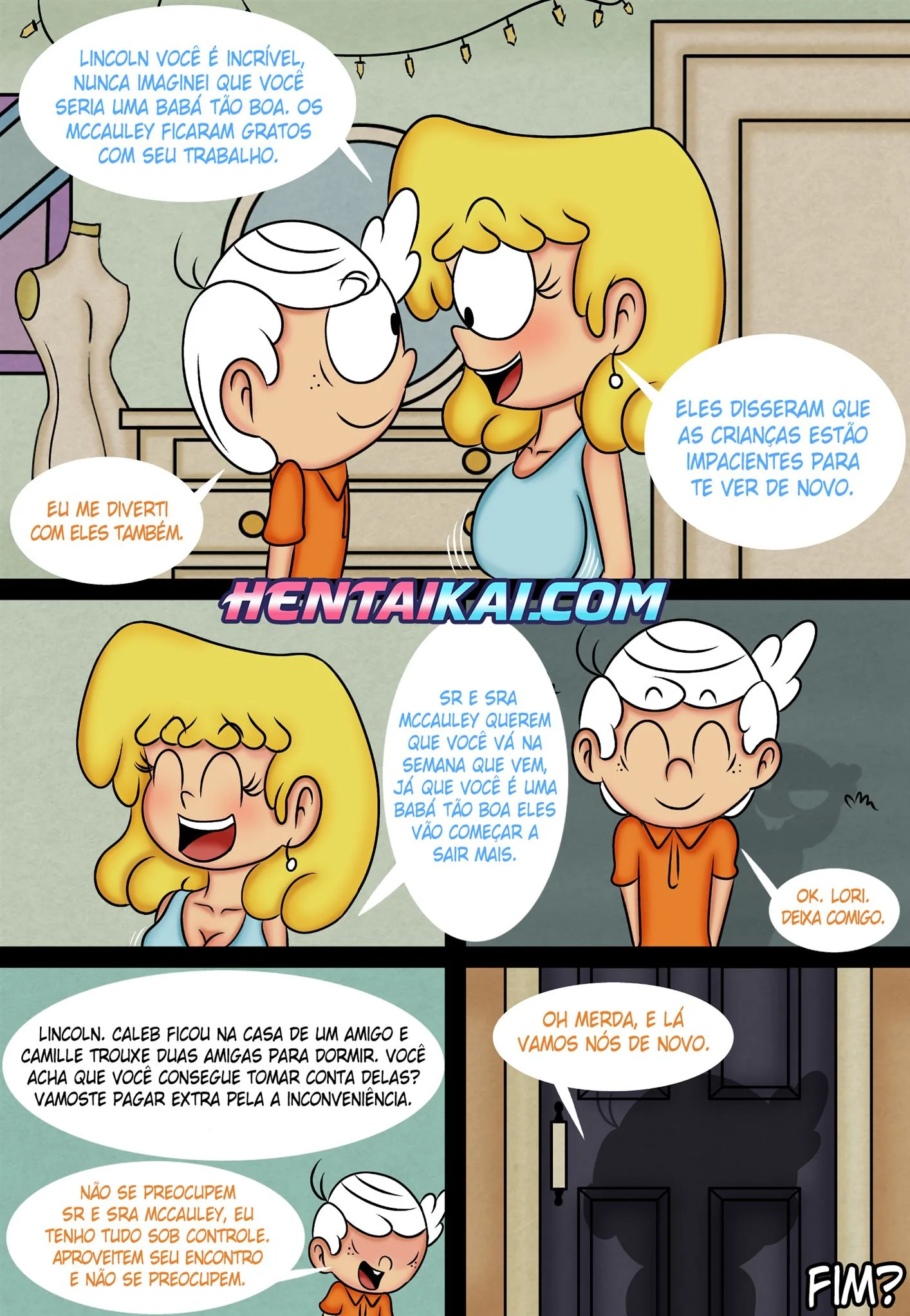 A Babá Safada do Lincoln – Hentai em HQ Brasileiro