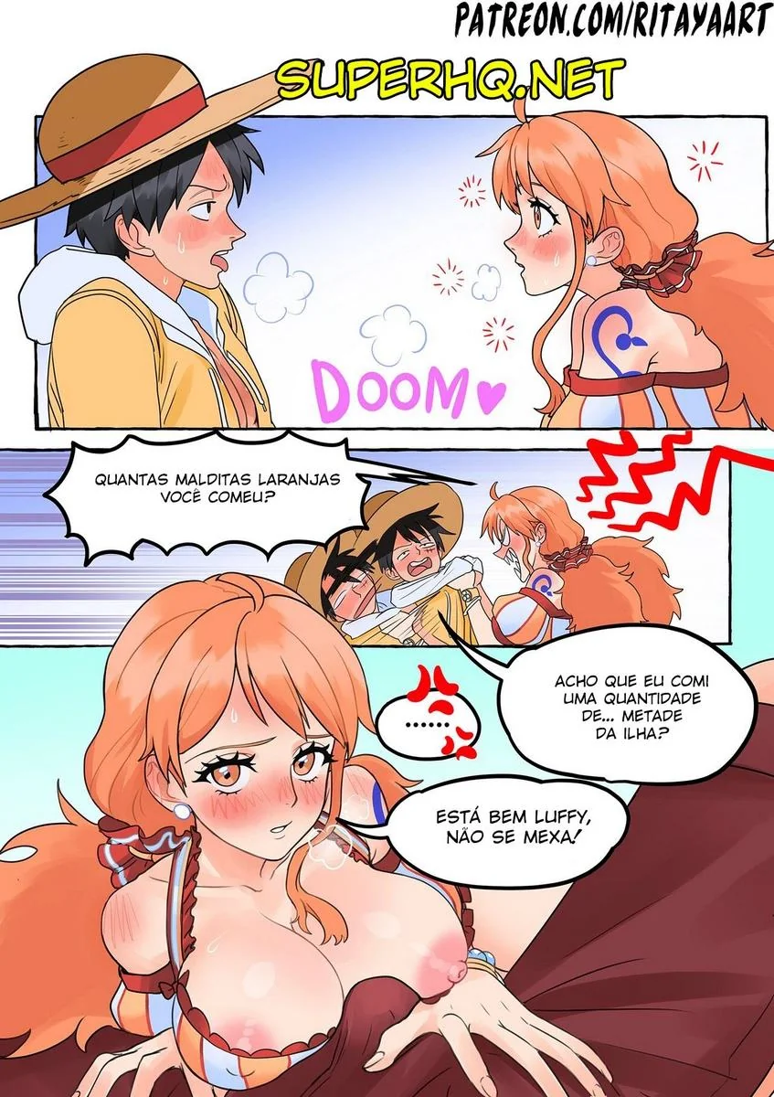 Nami e Luffy: A Fruta do Tesão – Hentai HQ Brasileiro