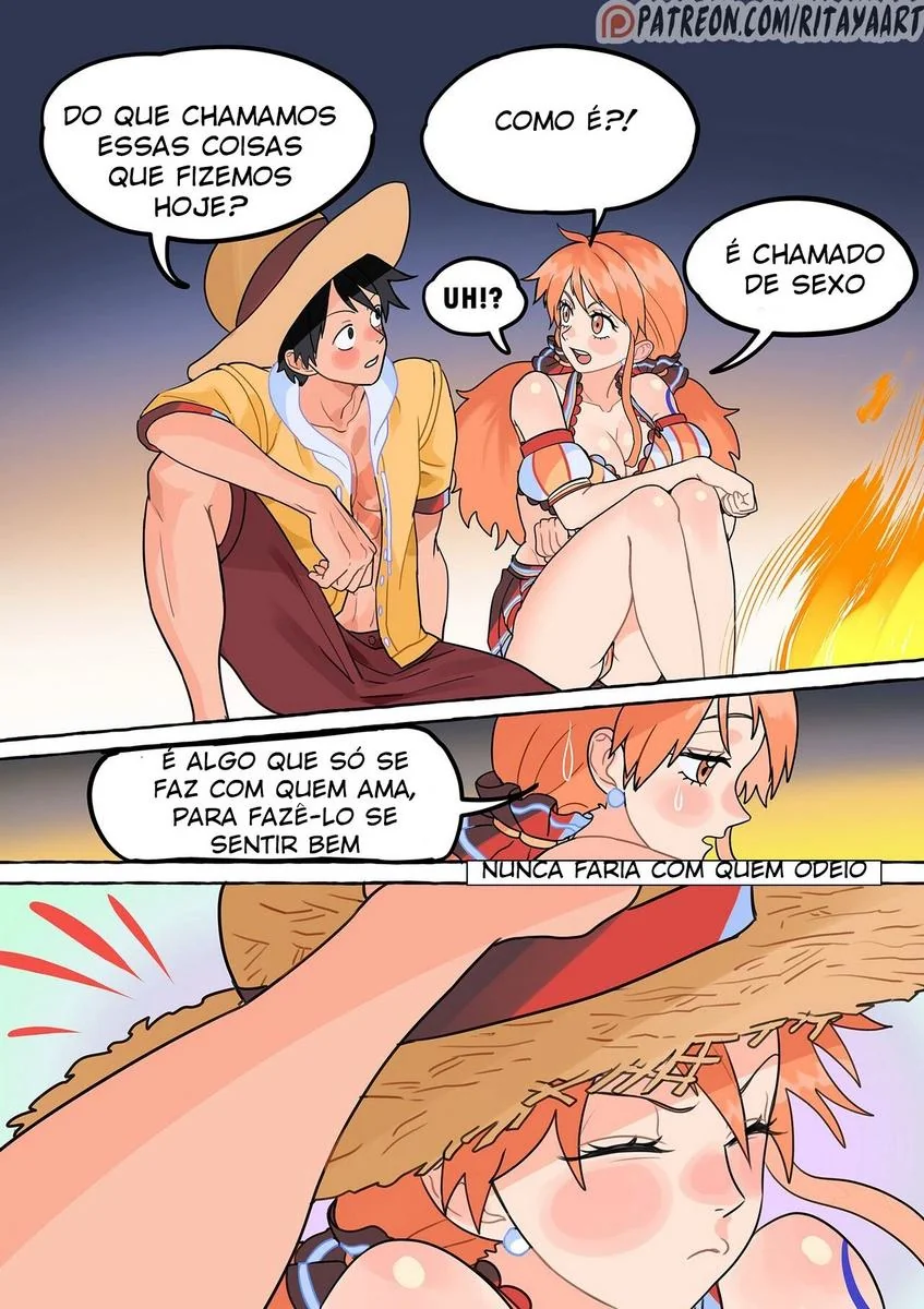 Nami e Luffy: A Fruta do Tesão – Hentai HQ Brasileiro