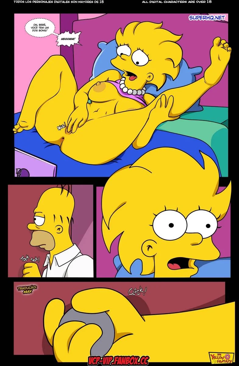A Piranha da Marge Descobre o Segredo da Lisa – HQ dos Simpsons em Hentai Brasileiro
