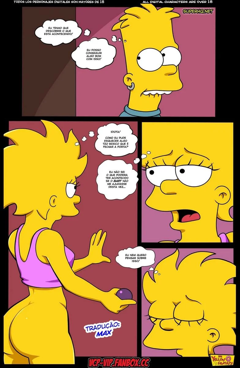 A Piranha da Marge Descobre o Segredo da Lisa – HQ dos Simpsons em Hentai Brasileiro