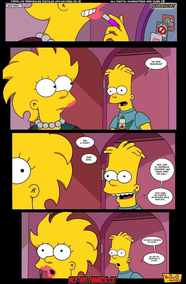 A Piranha da Marge Descobre o Segredo da Lisa – HQ dos Simpsons em Hentai Brasileiro