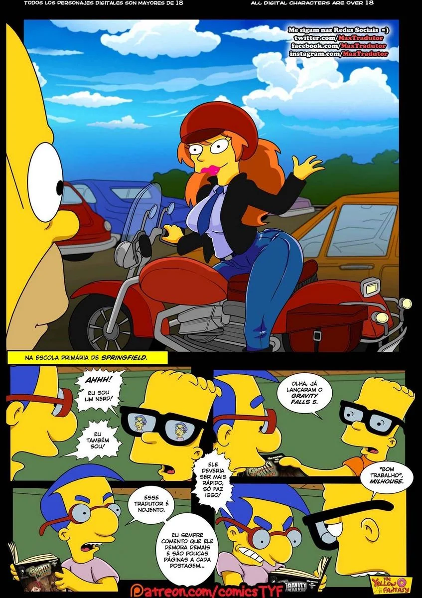 Homer e a Piranha da Usina – Hentai HQ Brasileiro