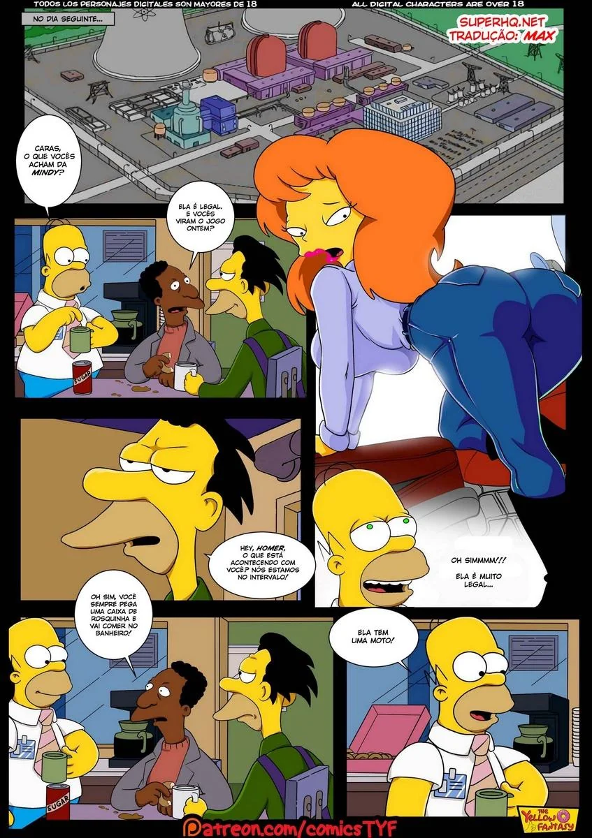 Homer e a Piranha da Usina – Hentai HQ Brasileiro