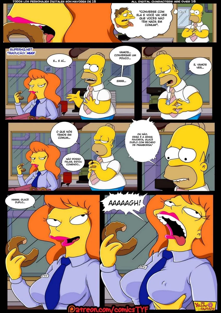 Homer e a Piranha da Usina – Hentai HQ Brasileiro