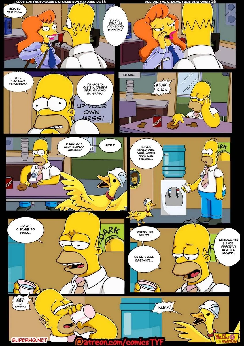 Homer e a Piranha da Usina – Hentai HQ Brasileiro