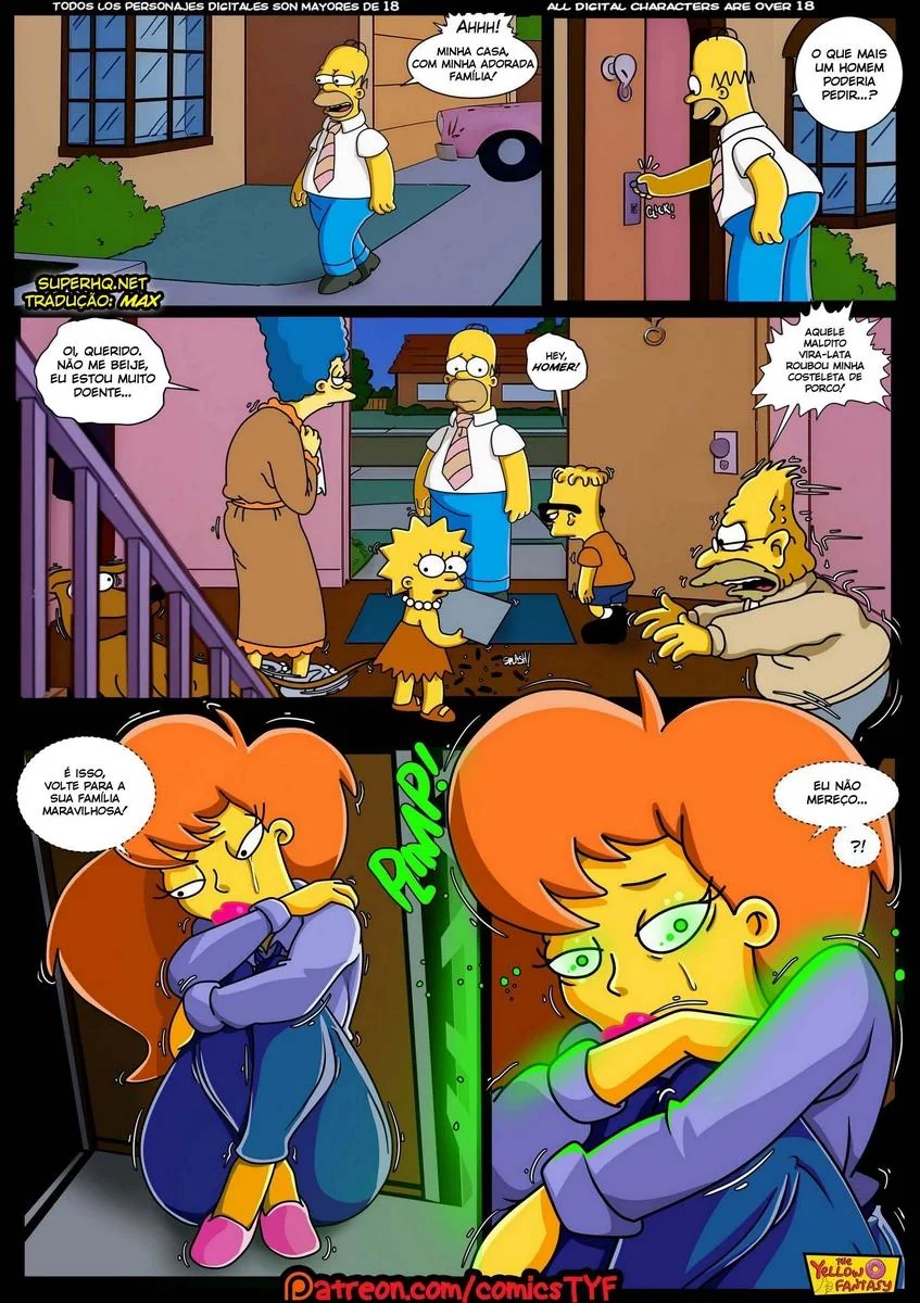 Homer e a Piranha da Usina – Hentai HQ Brasileiro