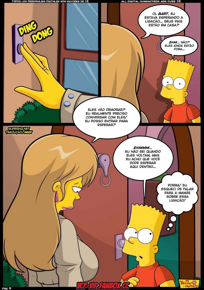Marge e Bart nos Simpsons – Mãe Piranha e Filho Tarado em HQ Brasileiro