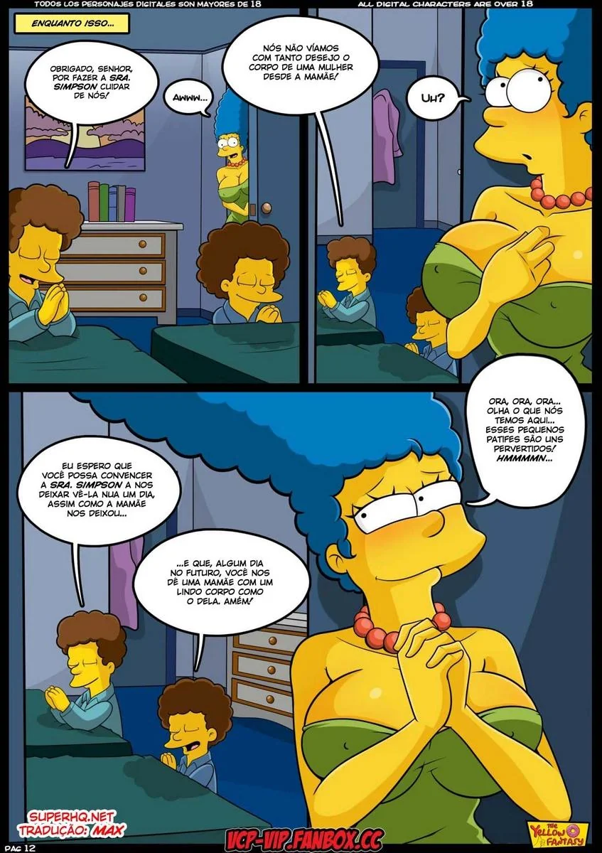 Marge e Bart nos Simpsons – Mãe Piranha e Filho Tarado em HQ Brasileiro