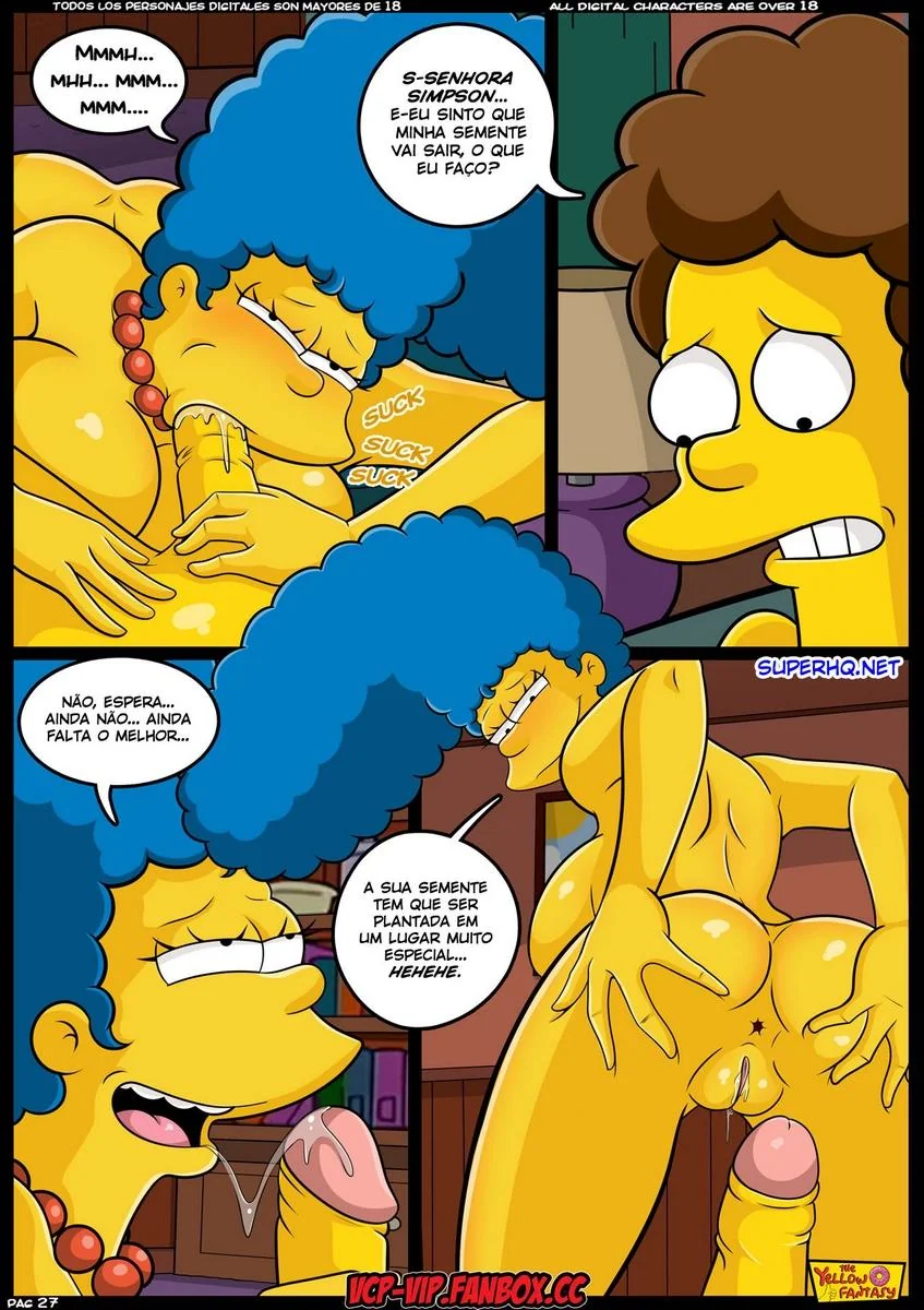 Marge e Bart nos Simpsons – Mãe Piranha e Filho Tarado em HQ Brasileiro
