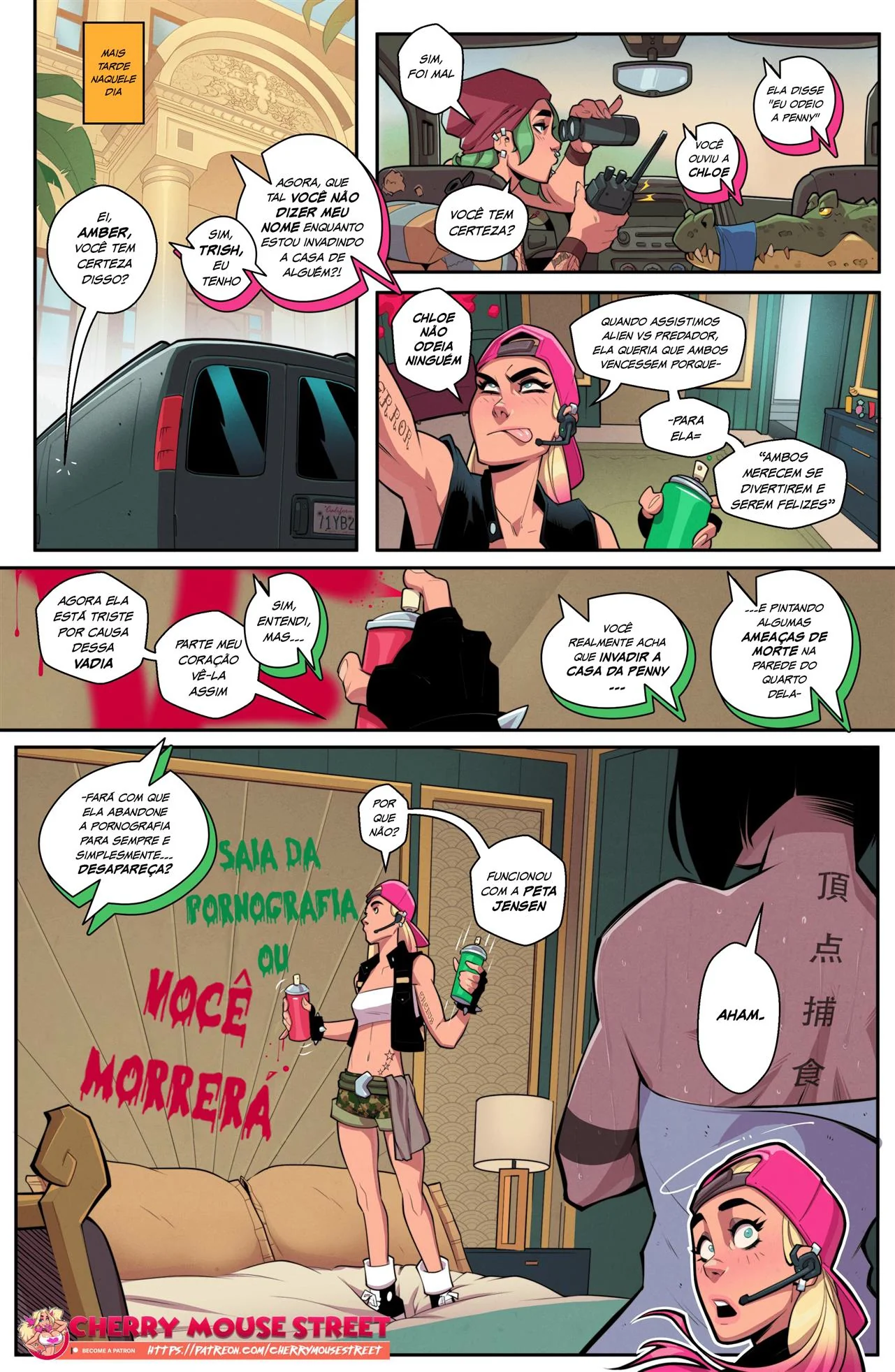 Premiação do Cartoon Porno: Chloe vs Penny – A Vingança da Piranha em HQ Brasileiro
