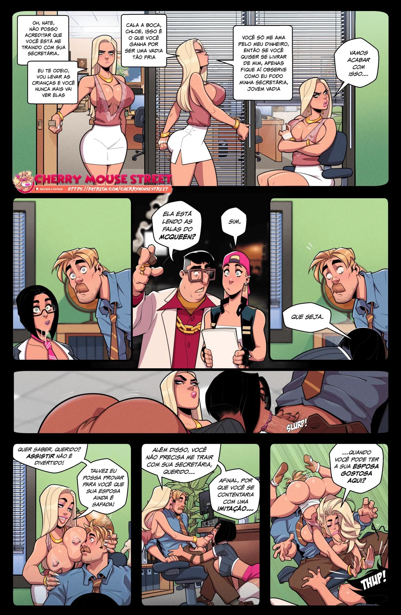 Premiação do Cartoon Porno: Chloe vs Penny – A Vingança da Piranha em HQ Brasileiro