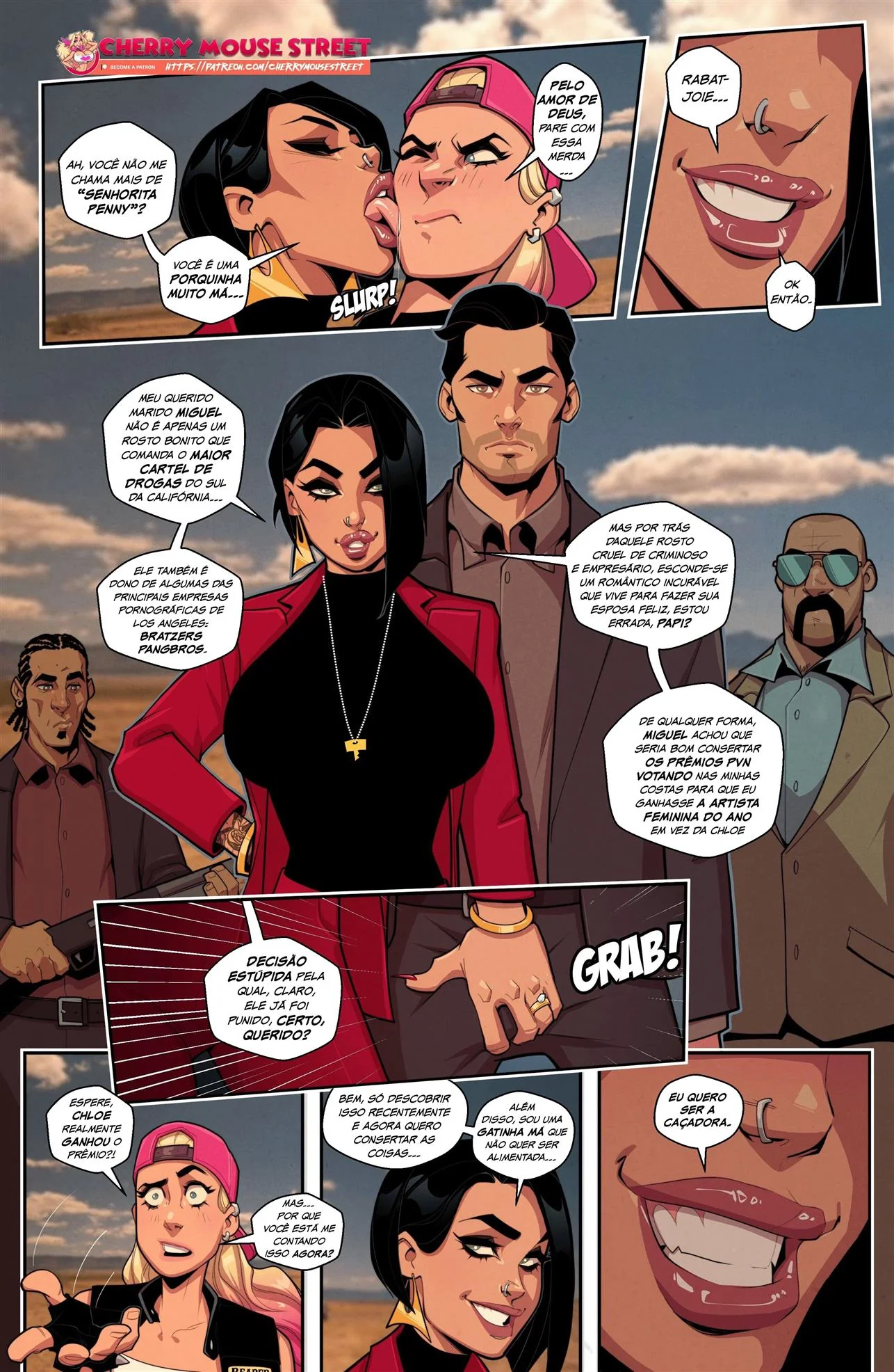 Disputa de Gangbang: A Vingança da Piranha do Cartoon Porno – HQ Brasileiro