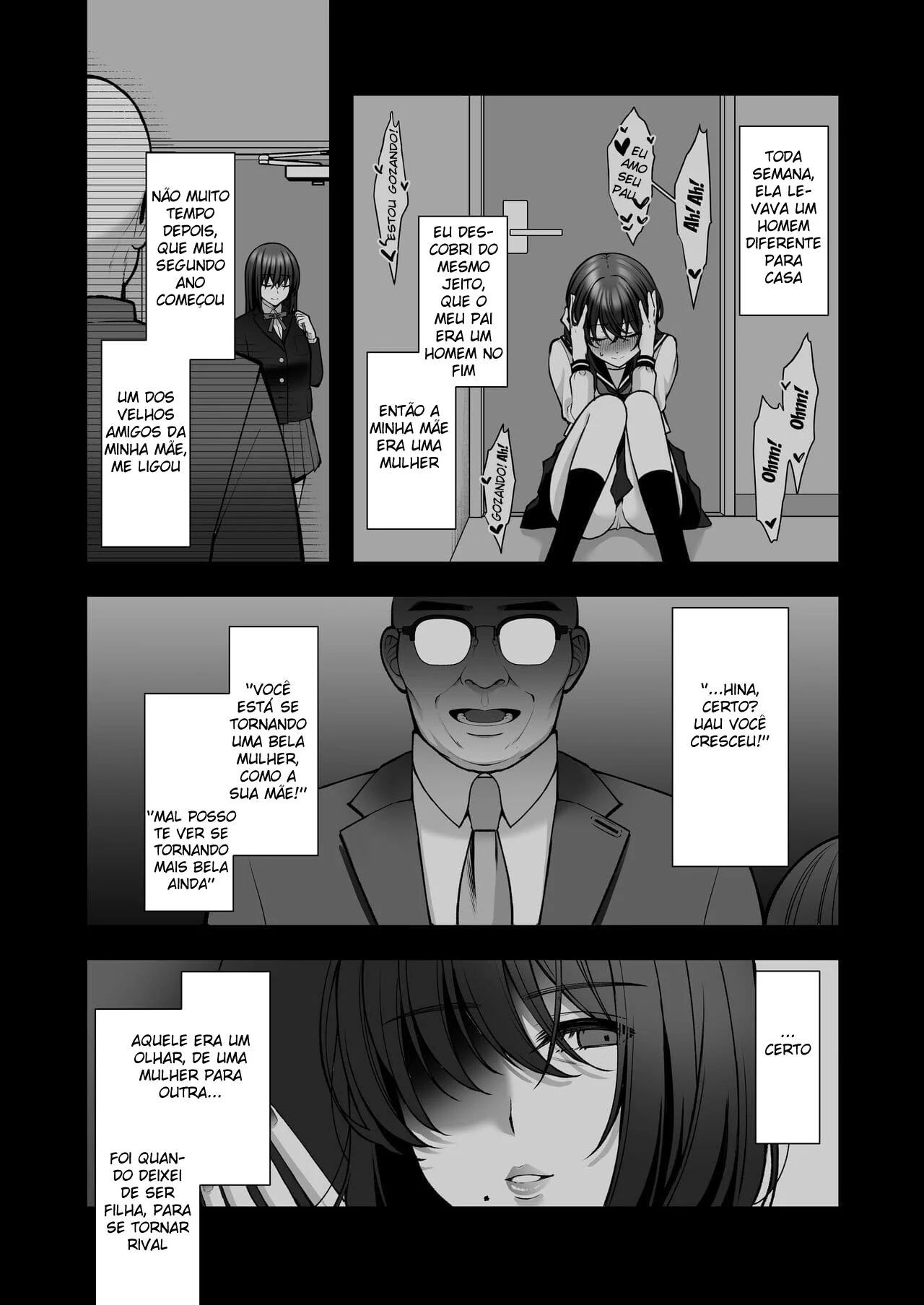 Secretária Piranha Transa Loucamente com Seu Chefe em Hentai HQ Brasileiro